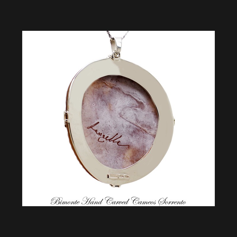 ''Sirena'' Cameo Necklace