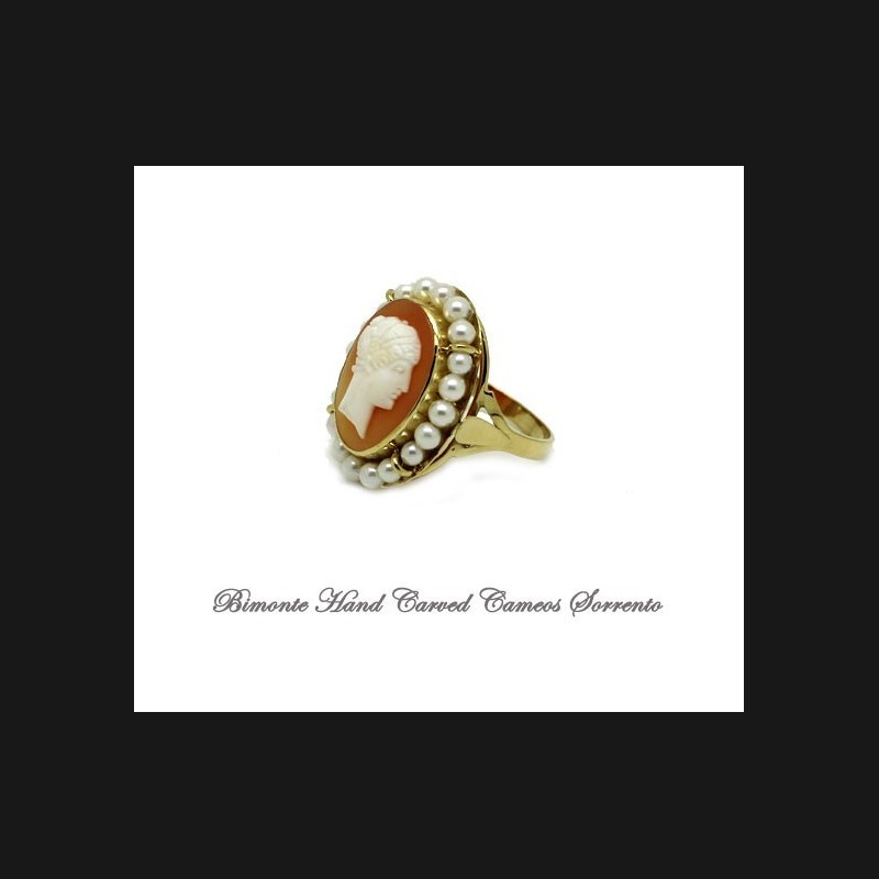 "Giuno" Antique Cameo Ring