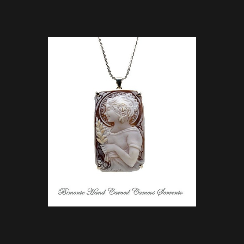 "Calisto" Cameo Necklace