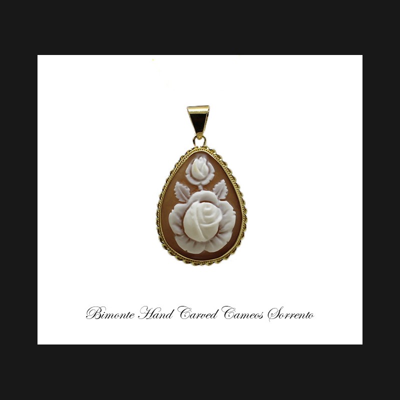 ''Rosa'' Cameo Pendant