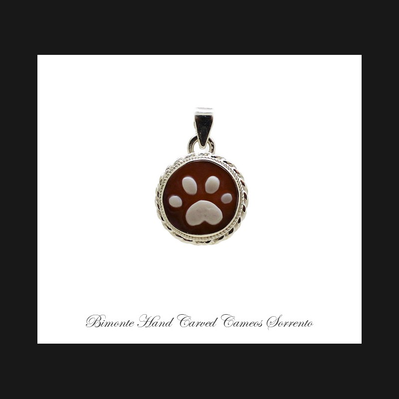 ''Paw'' Cameo Pendant