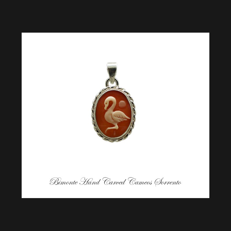 ''Swan'' Cameo Pendant