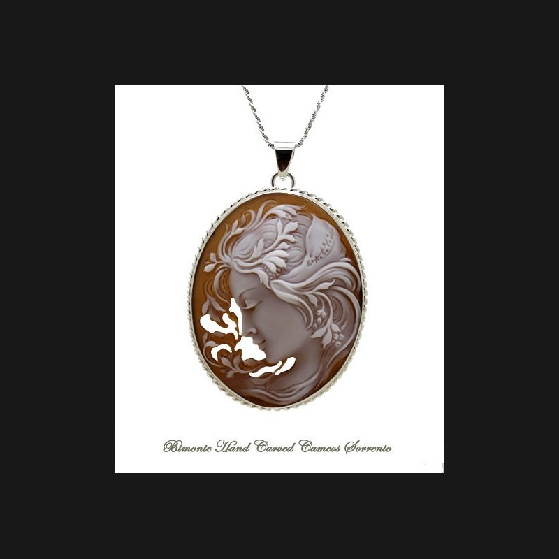 "Bella Flora" Cameo Necklace