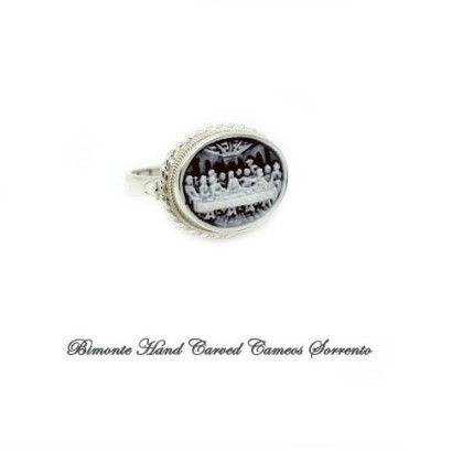 "Last Supper" Miniature Cameo Ring