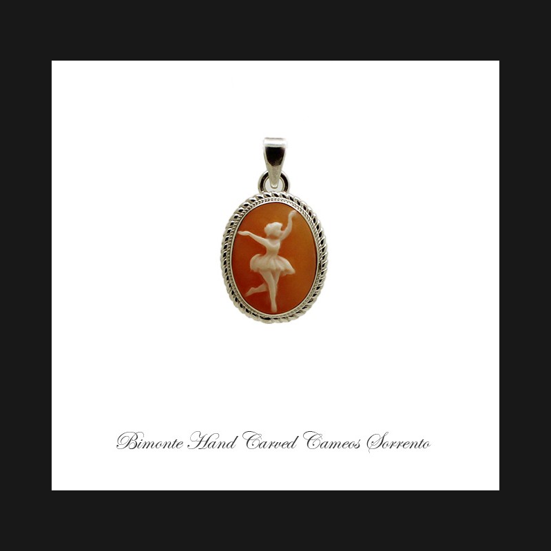 ''Ballerina'' Cameo Pendant