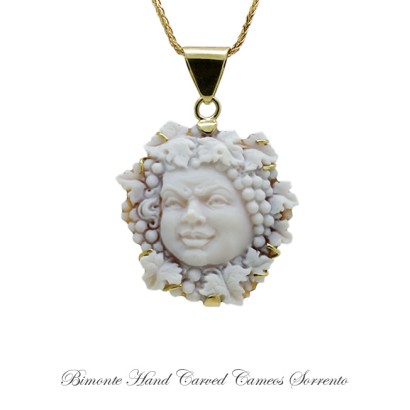 ''Baccus'' Cameo Necklace
