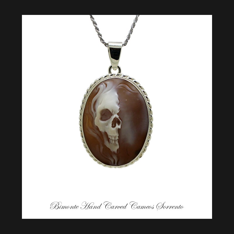 ''Memento Mori'' Cameo Necklace