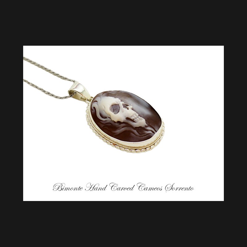 ''Memento Mori'' Cameo Necklace