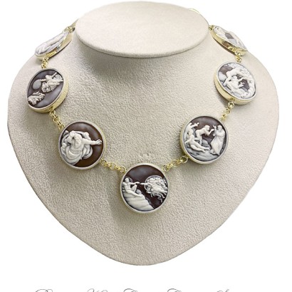 ''Sistine Chapel Collier''  Cameo Necklace