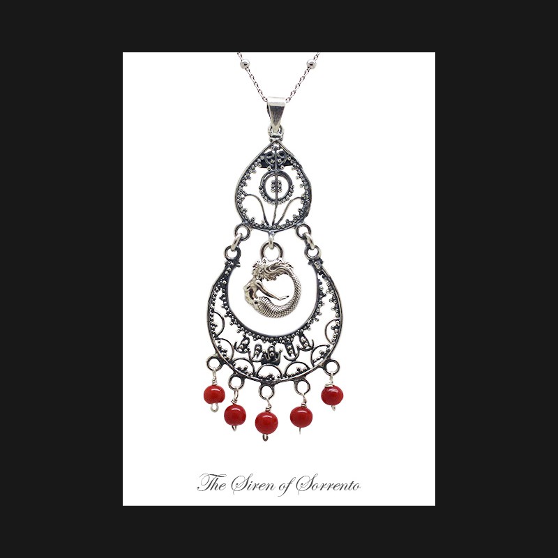 ''Siren of Sorrento'' Filigree Necklace