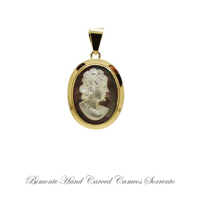 ''Bella'' Cameo Pendant