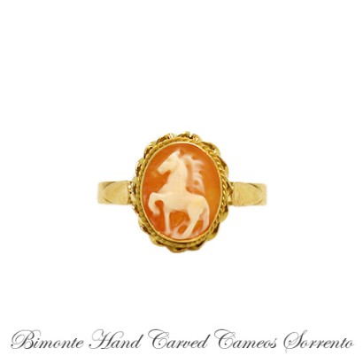 ''Horse'' Cameo Ring
