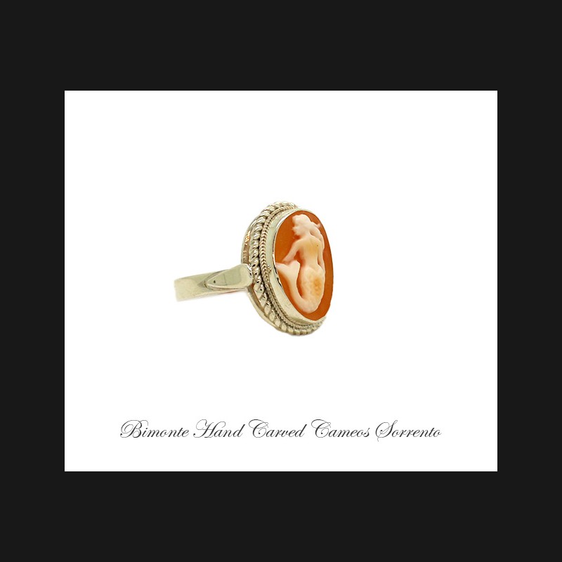 ''Sirenetta'' Cameo Ring