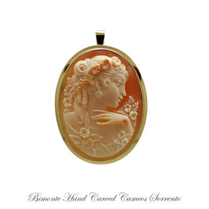 ''Bella'' Cameo Brooch and Pendant