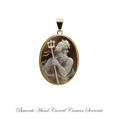 ''Poseidon'' Cameo Pendant