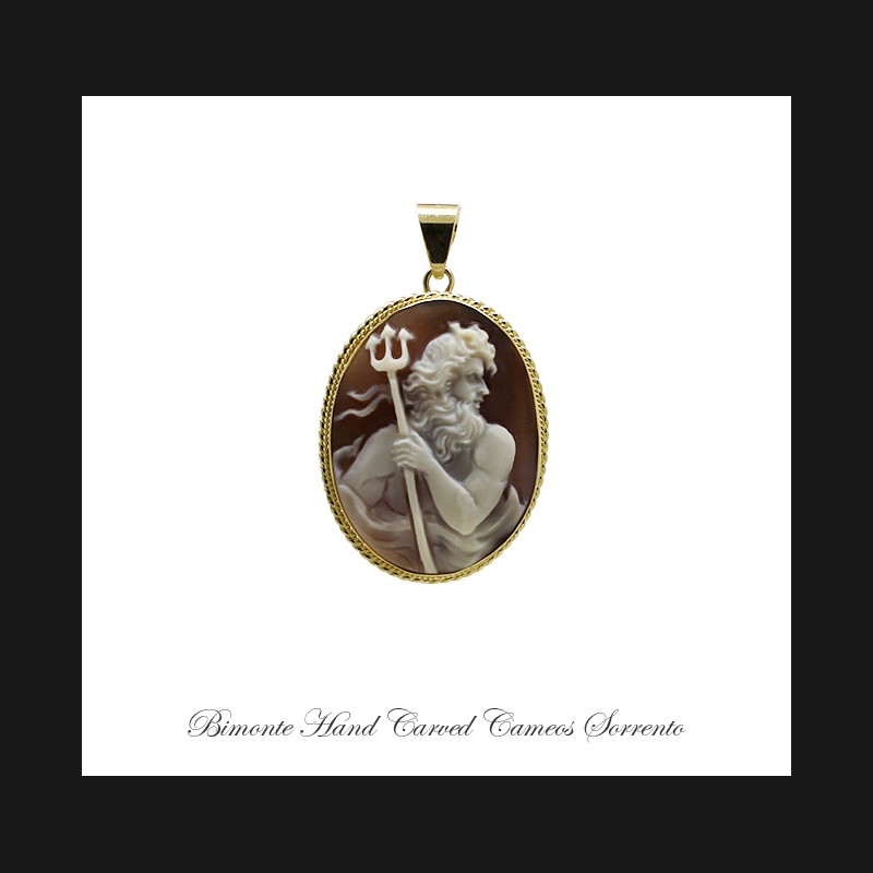 ''Poseidon'' Cameo Pendant