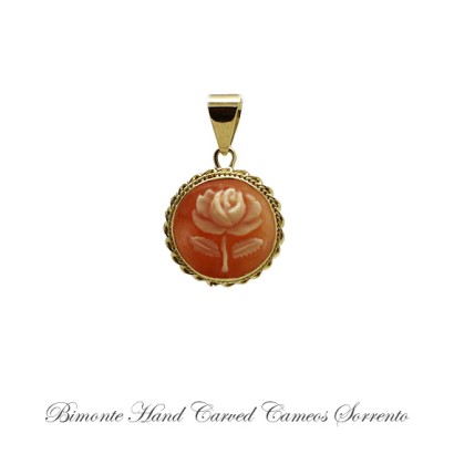 ''Rose'' Cameo Pendant