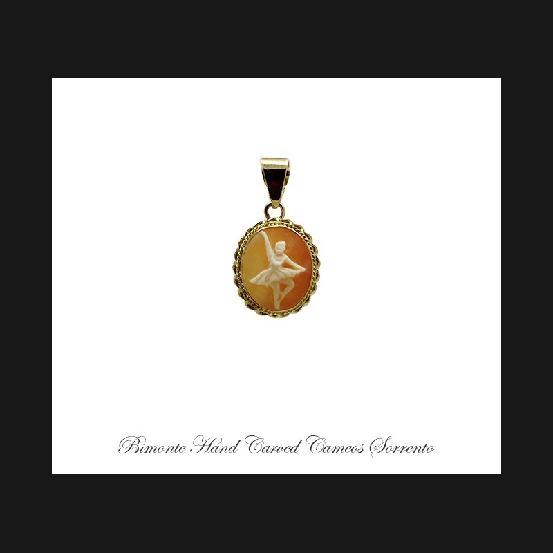 ''Ballerina'' Cameo Pendant