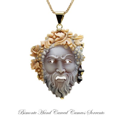 ''Baccus'' Cameo Necklace