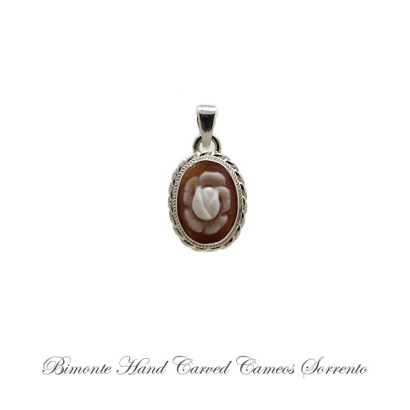 ''Rosebud'' Cameo Pendant