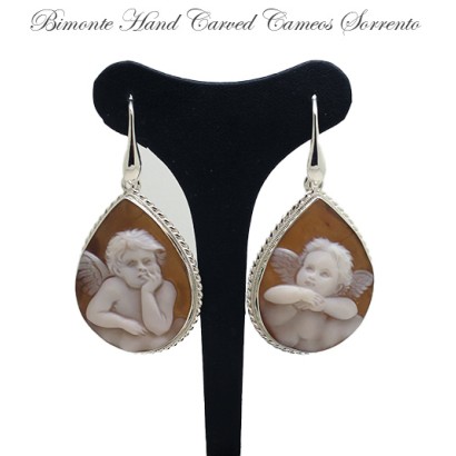 ''Angeli di Raffaello'' Cameo Earrings