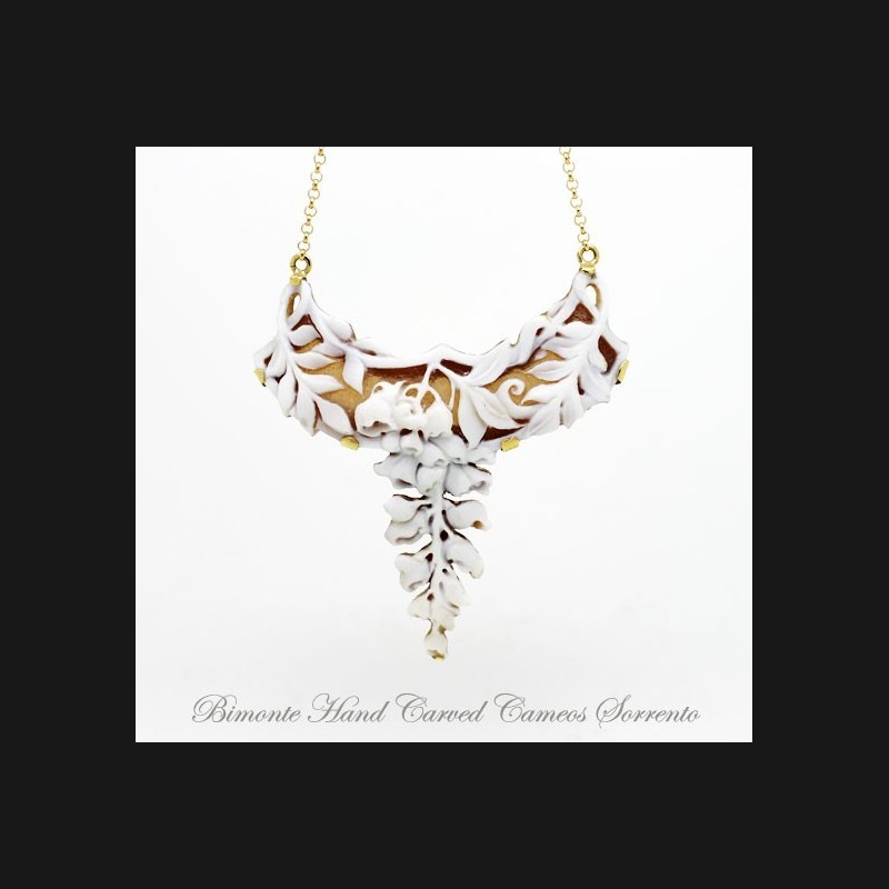 "Wisteria" Cameo Necklace