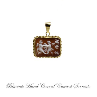 ''Anteros & Niseros'' Cameo Pendant