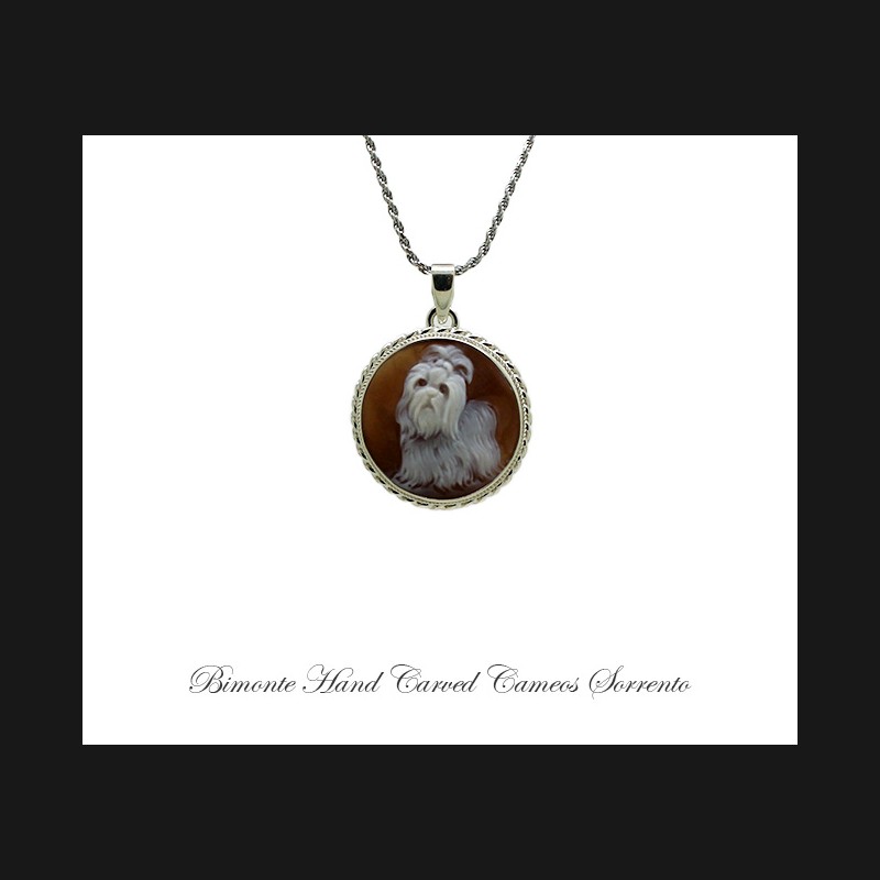 ''Shih Tzu'' Cameo Necklace