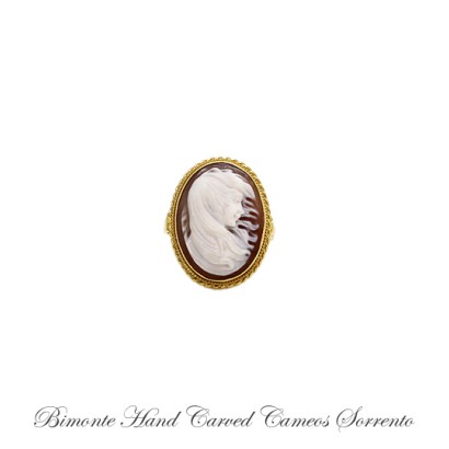 ''Lady in the Wind'' Cameo Ring