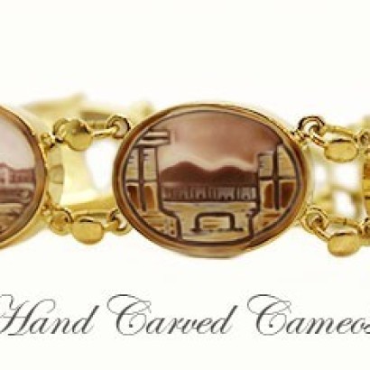 ''Grand Tour of Italy'' Cameo Bracelet