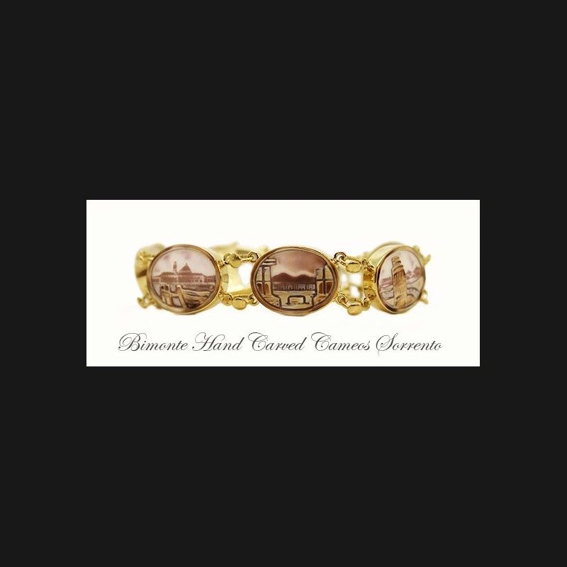 ''Grand Tour of Italy'' Cameo Bracelet