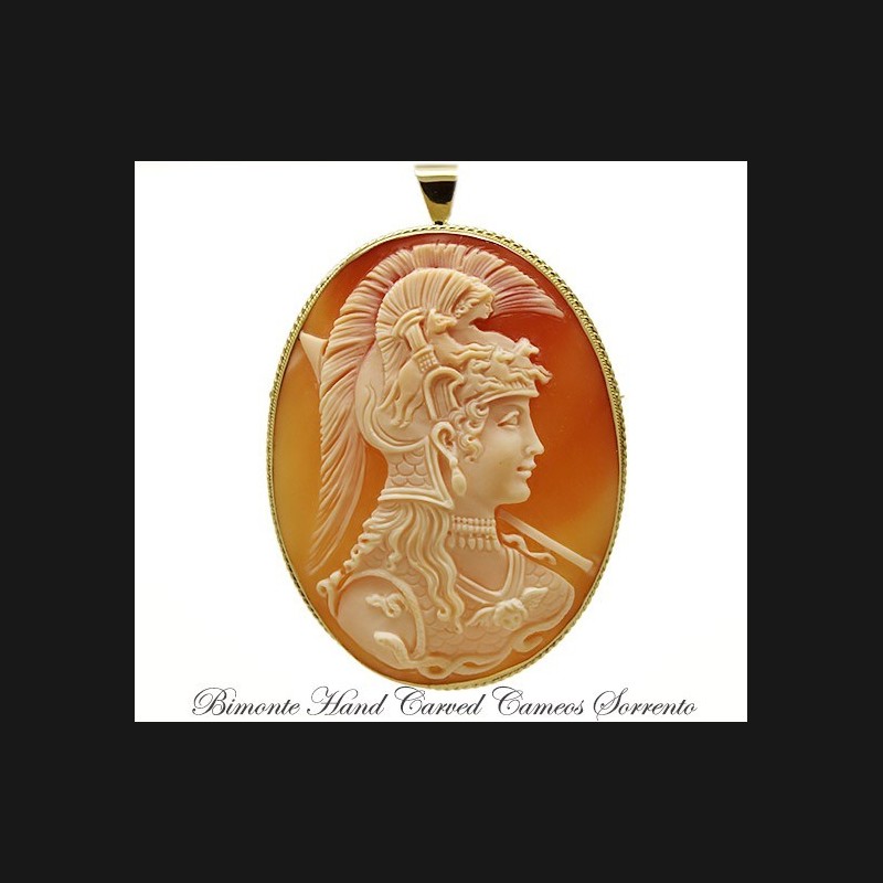 "Athena" Cameo Brooch and Pendant