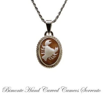 ''The Crab'' Cameo Necklace