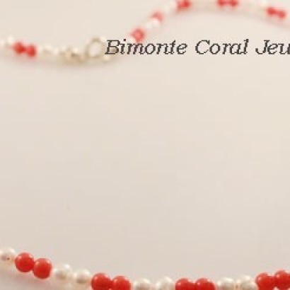 Coral and Pearls Necklace