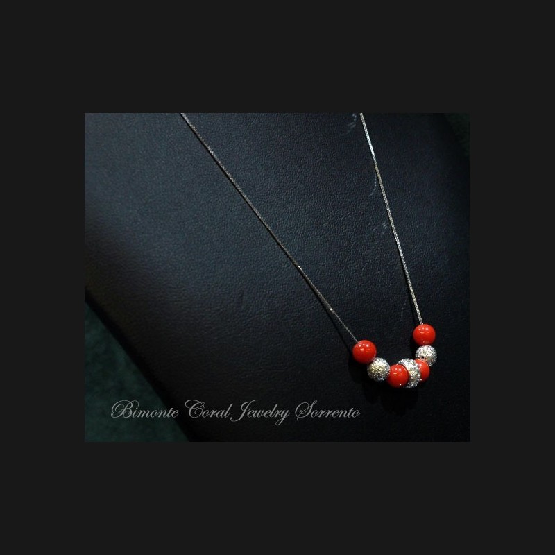 "Emilia" Red Coral Necklace