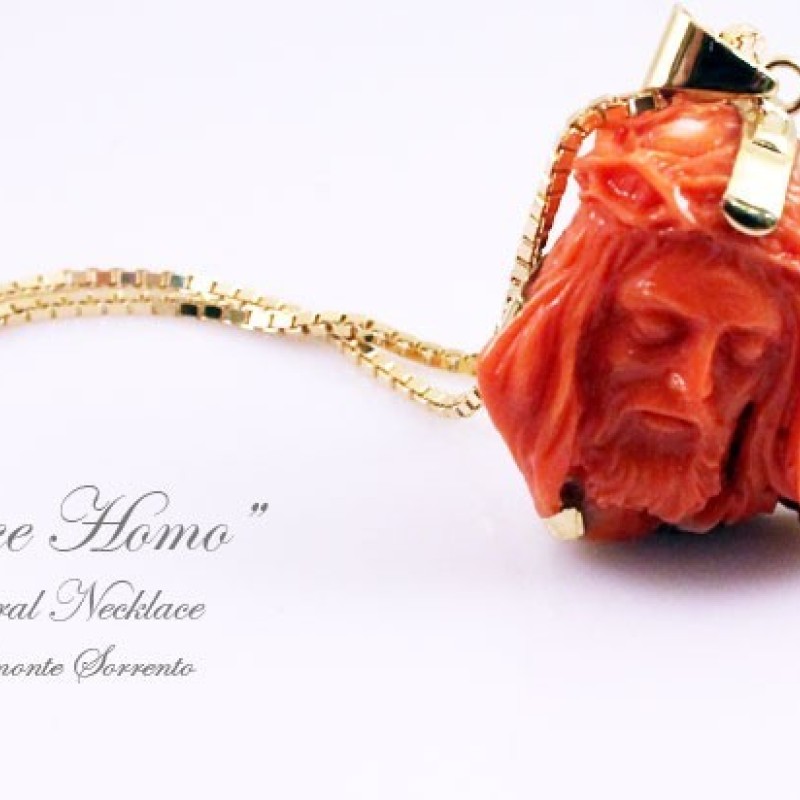 "Ecce Homo" Coral Necklace