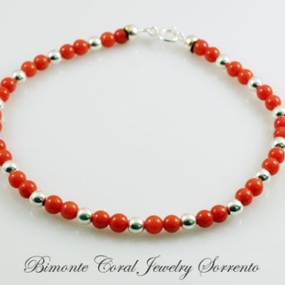 "Anteros" Red Coral Bracelet