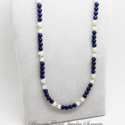 "Amalfi Coast Blue" Lapis Lazuli Necklace