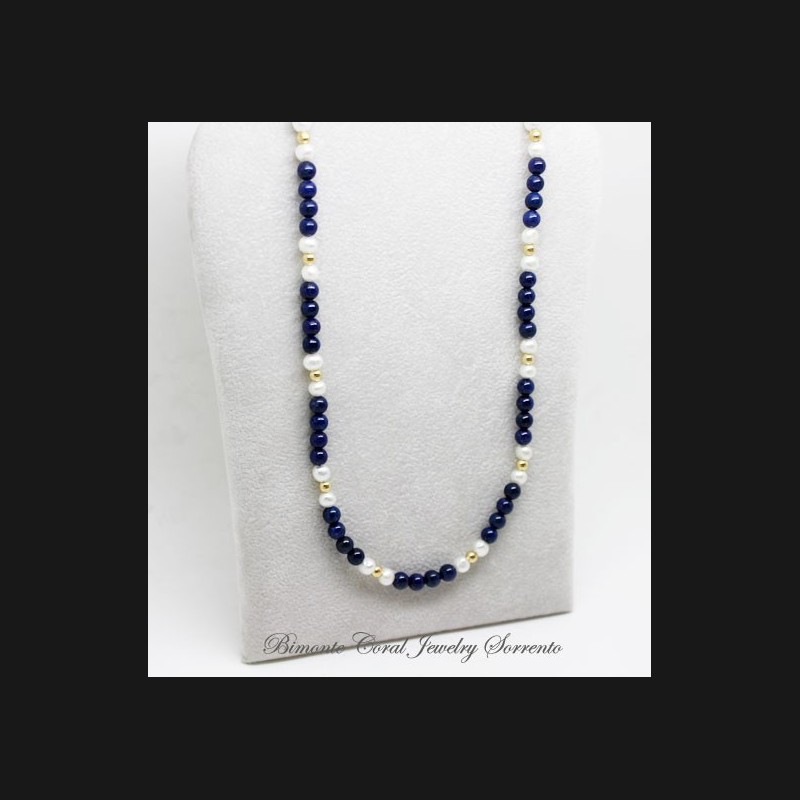 "Amalfi Coast Blue" Lapis Lazuli Necklace