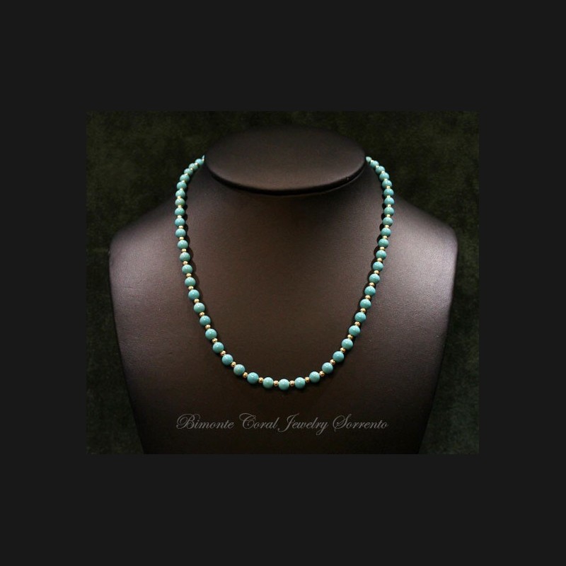 "Cielo" Turquoise Stone Necklace