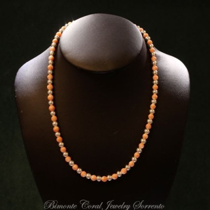 "Rosina" Pink Coral Necklace