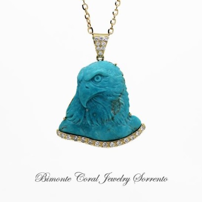 "The legend of The Eagle" Turquoise Stone Necklace