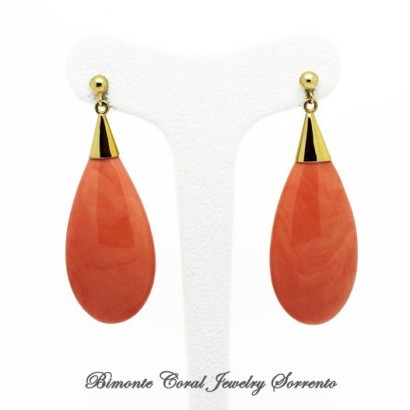 "Le Gocce" Coral Earrings