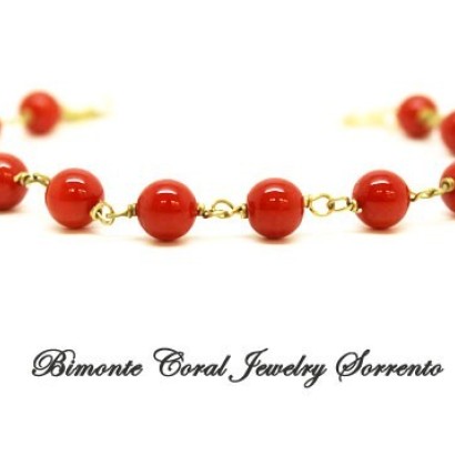 "Rita" Red Coral Bracelet