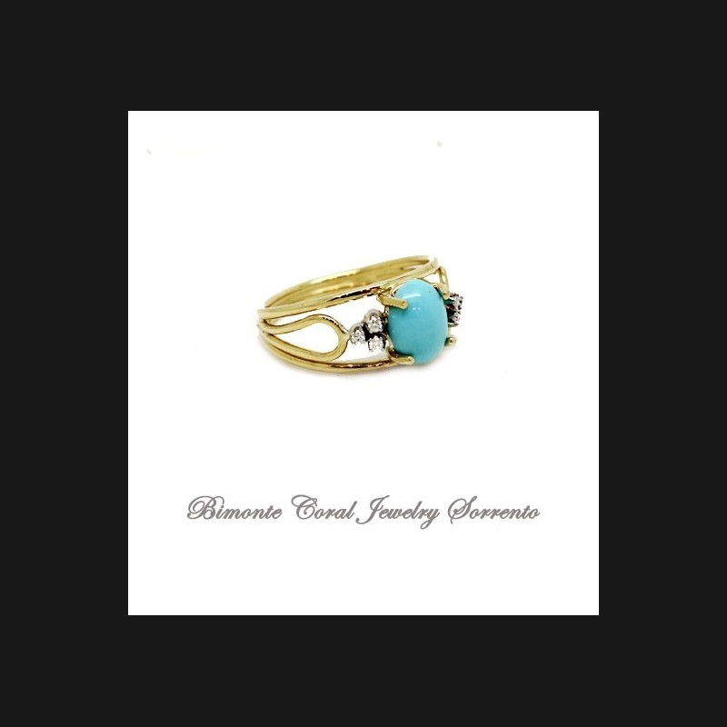 "Principessa" Turquoise Stone Ring