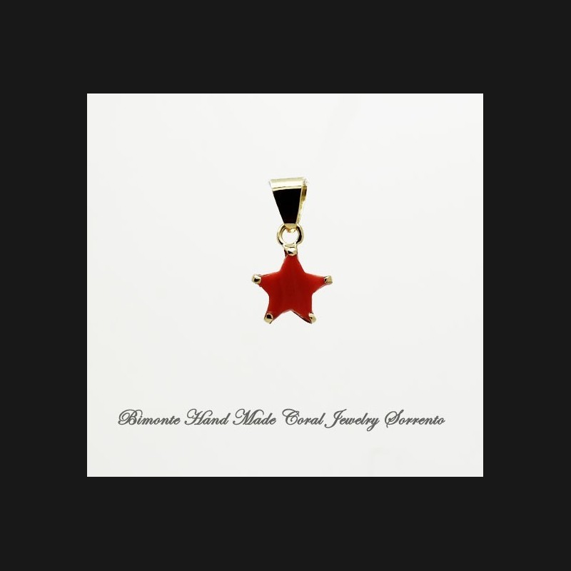 "Little Star" Coral Pendant