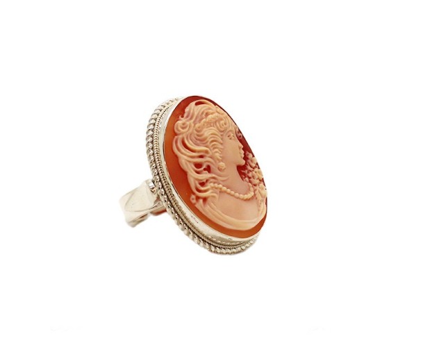 Silver Cameo Rings